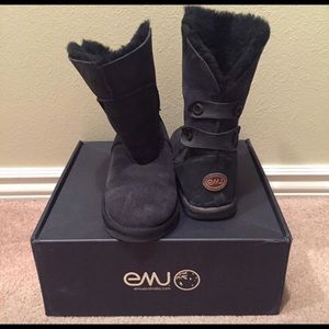 Emu Alba Boots Black Size 9